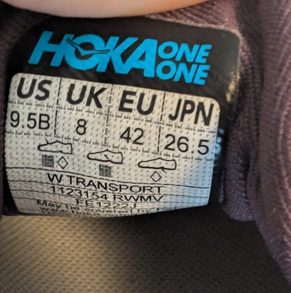 Hoka Women's Sneakers in Lavender and Black - Picture 6 of 10